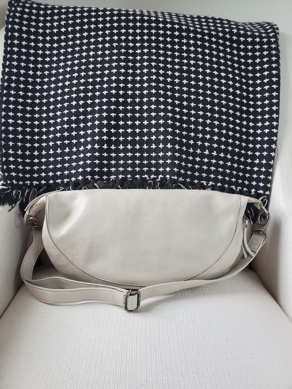 Latico Callie Leather Sling Bag In Oat - Picture 2 of 16
